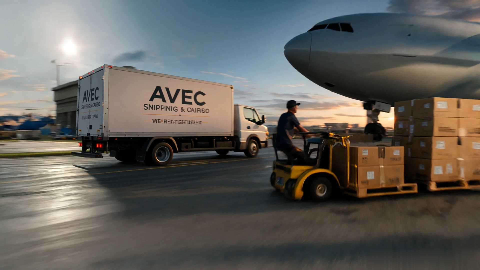 AVEC global logistics — air, sea and courier network